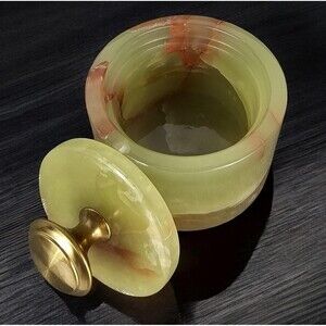 Onyx Green Salt Cellar, Pinch Bowl, Kitchen Pinch Pot, Salt & Pepper Cellars